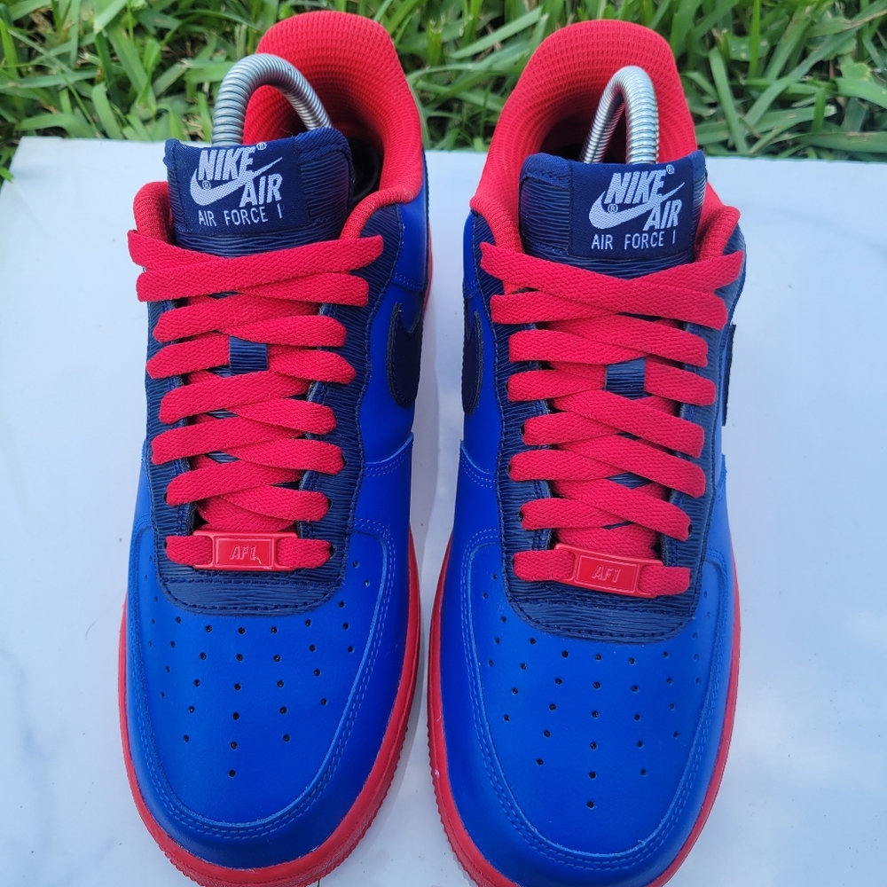 AF1 Red & Blue Custom - Picture 2 of 7